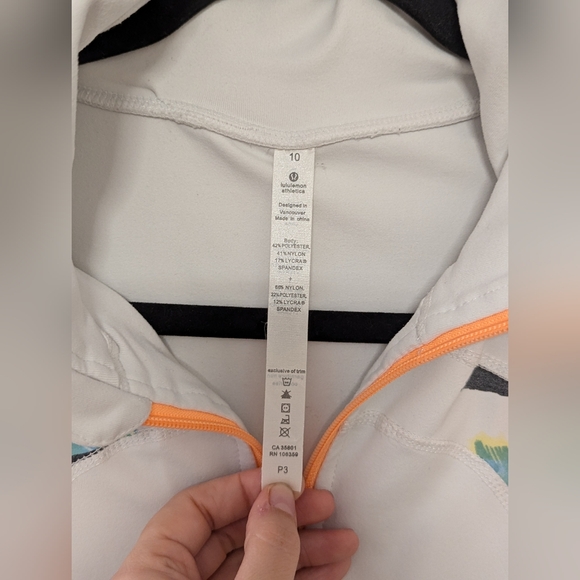 Lululemon In Stride Jacket Hoodie Size 10 - Picture 3 of 8